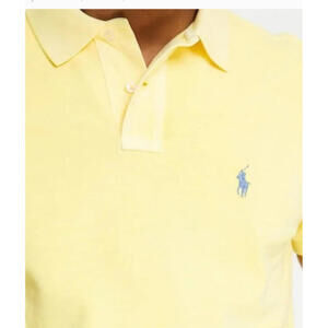 Polo Ralph Lauren custom slim fit 2XL Soft Cotton Polo, Yellow NWT